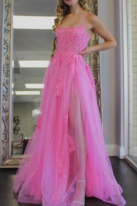 Hot Pink Prom Dress    cg18902