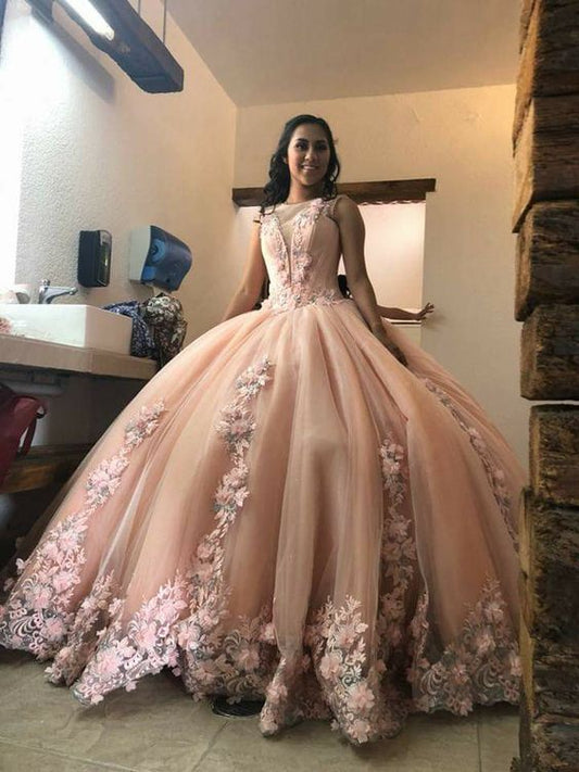 Pink Prom Dress ball Prom Dresses,Graduation Party Dresses, Prom Dresses For Teens   cg19015