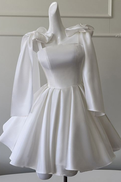 Straps Sleeveless Short A Line Homecoming Dress With Ruffles HC0162