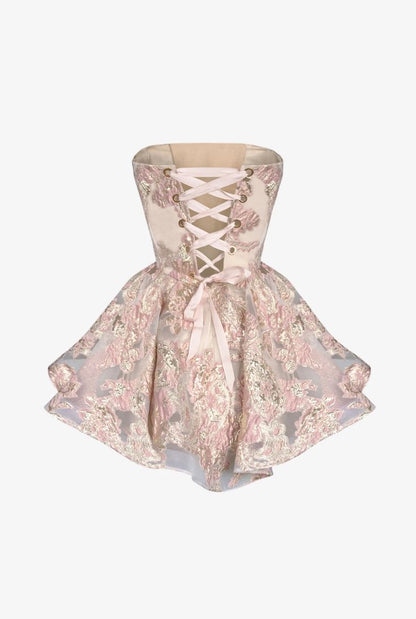 Strapless A-Line Short Homecoming Dresses Short Birthday Outfits      fg7073