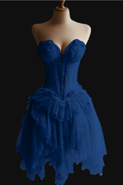 Retro Ivory Lace Dress Sexy Short Party Dress Homecoming Dress    fg7222