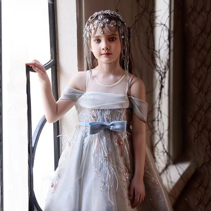 Charming Flower Girl Dress for Birthday Party Princess Formal Gown J076
