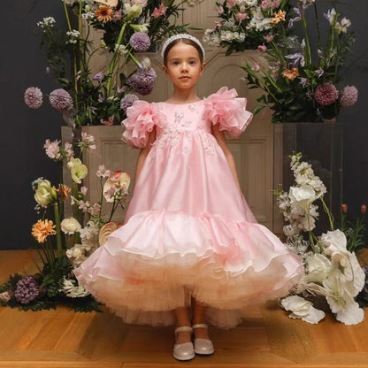 Fairy Princess Flower Girl Birthday Party Evening Dress J193